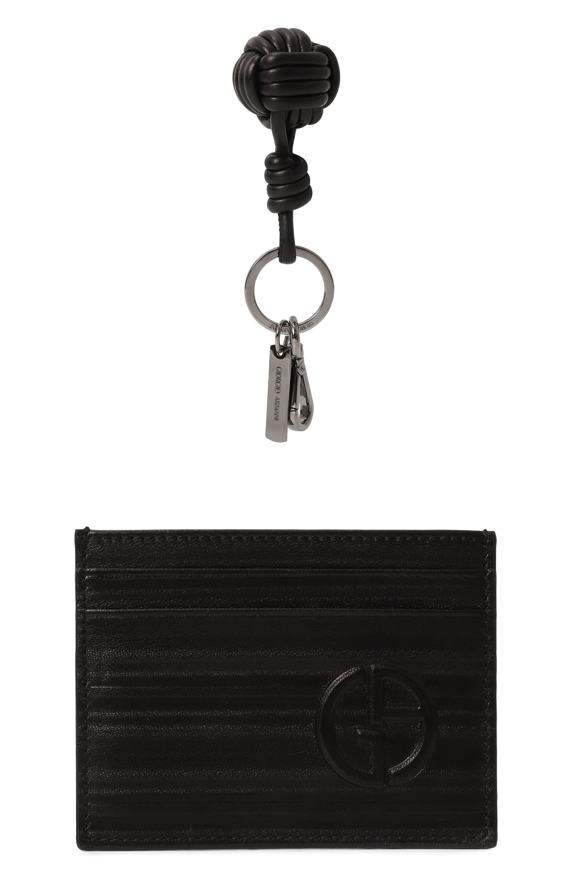 Комплект из футляра для кредитных карт и брелока GIORGIO ARMANI, арт. GM001504/AF14832, фото 1
