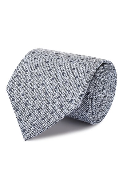 Мужской галстук из смеси льна и шелка ZEGNA, арт. Z7E22/1L8