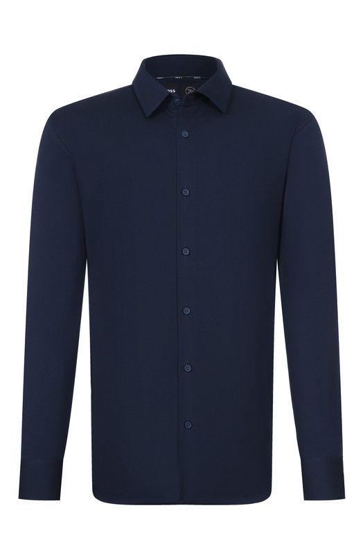 Хлопковая рубашка BOSS 50474283 Синий 50474283