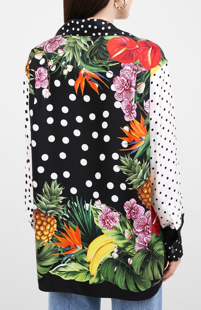 Шелковая рубашка DOLCE & GABBANA, арт. F5N12T/GDV24, фото 4