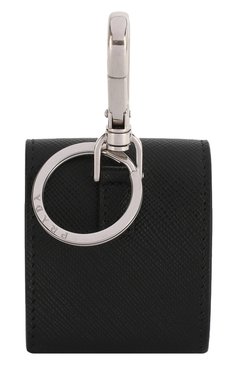 Кожаный чехол для airpods PRADA черного цвета, арт. 2TT106-2AHF-F0002 | Фото 2 (Женское Кросс-КТ: Кожа AirPods; Материал: Натуральная кожа; Региональные ограничения белый список (Axapta Mercury): Не проставлено; Нос: Не проставлено)