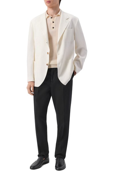 Кожаные лоферы BARRETT черного цвета по цене 66500 руб., арт. 261U039.7/WALL, фото 2 Кожаные лоферы BARRETT, арт. 261U039.7/WALL, фото 2