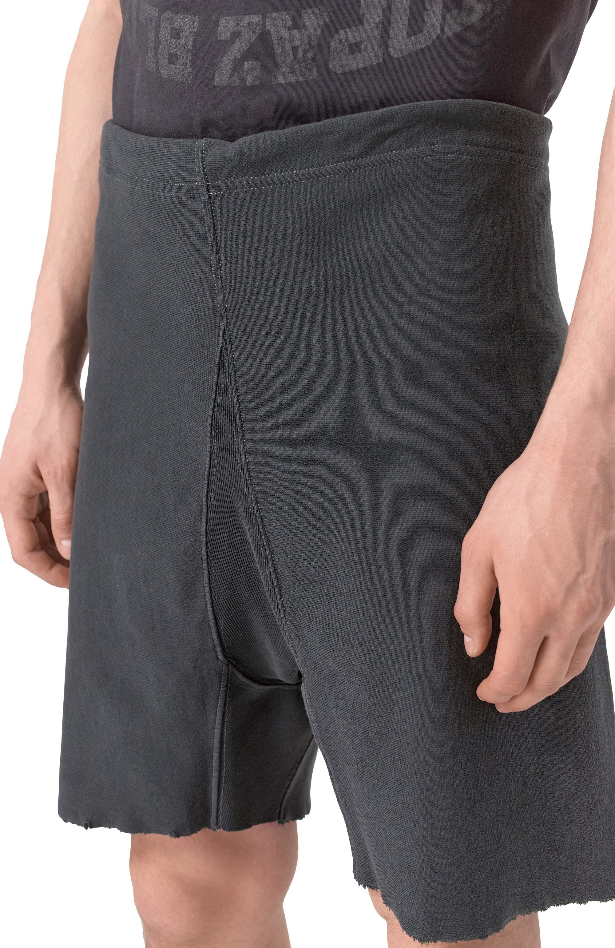 Хлопковые шорты MAISON MARGIELA темно-серого цвета по цене 75950 руб., арт. S50MU0085/M25019, фото 5 Хлопковые шорты MAISON MARGIELA, арт. S50MU0085/M25019, фото 5