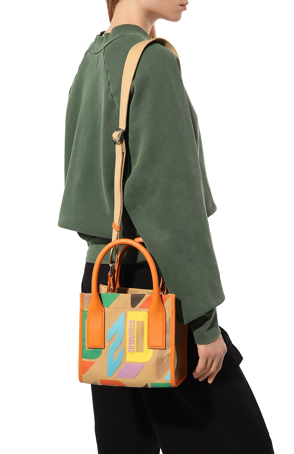 Сумка d2 monogram mini DSQUARED2, арт. SPW0082 25406156, фото 2