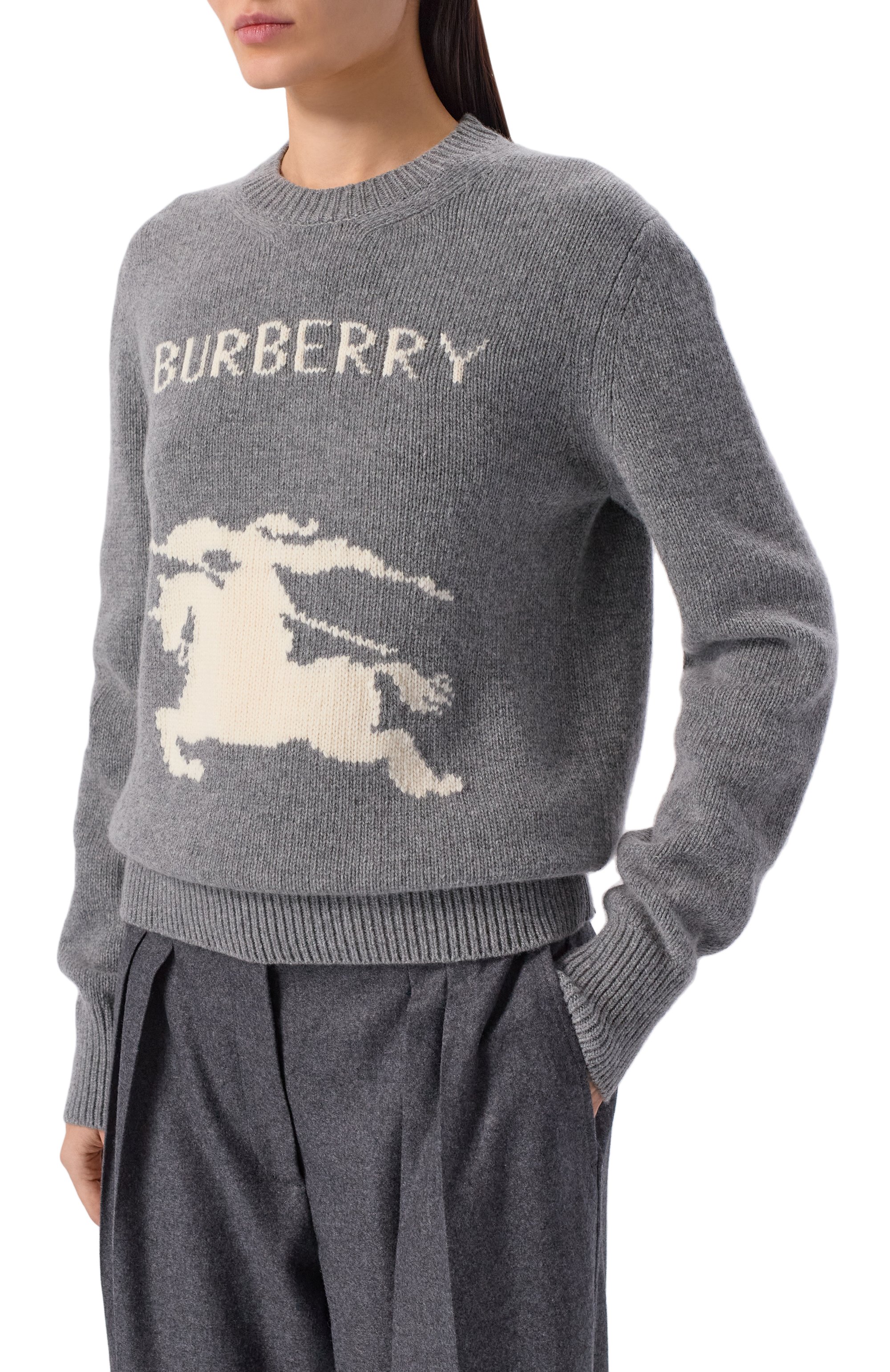 Свитер из шерсти и кашемира BURBERRY, арт. 8104884, фото 3