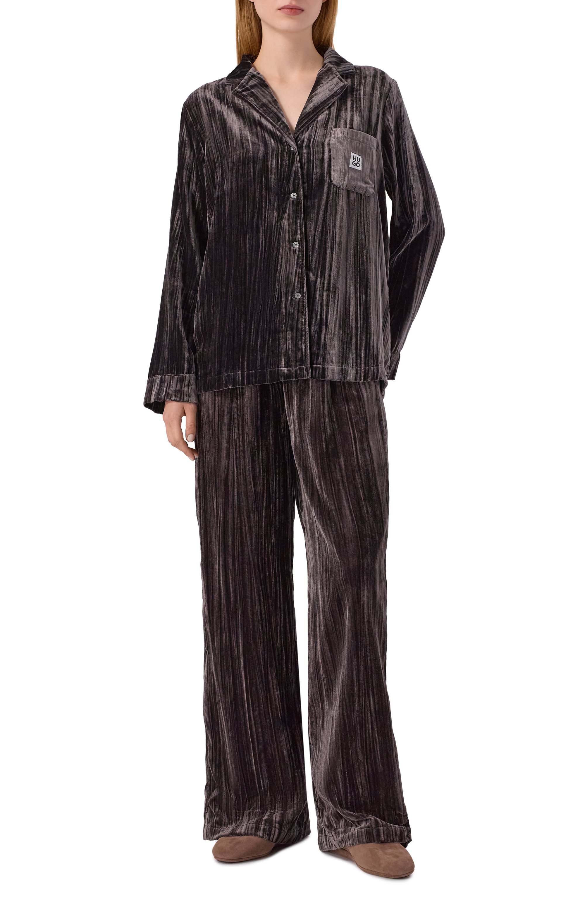 Бархатные брюки HUGO, арт. 50550048, фото 2