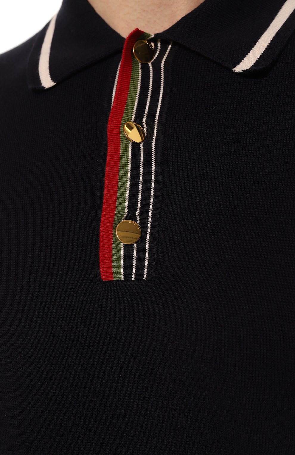 Хлопковое поло GUCCI, арт. 626271 XKBFV, фото 5