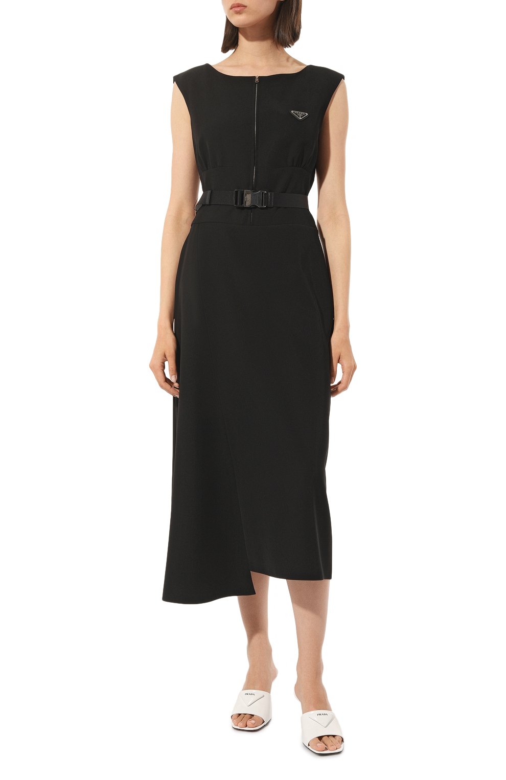Платье PRADA черного цвета по цене 235000 руб., арт. P3F38H-1RW9-F0002-212, фото 3 Платье PRADA, арт. P3F38H-1RW9-F0002-212, фото 3