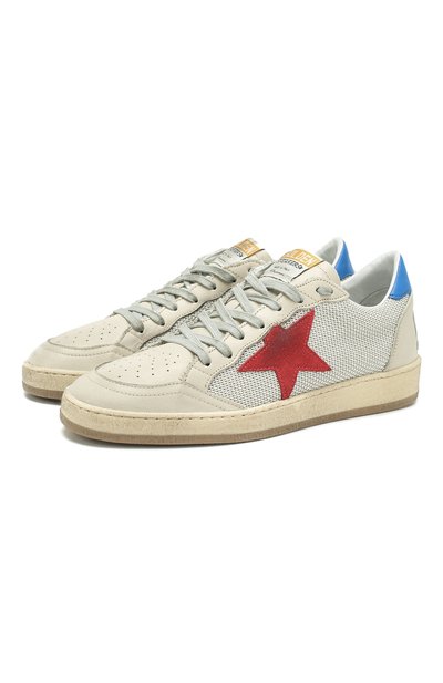 Комбинированные кеды ball star GOLDEN GOOSE DELUXE BRAND, арт. G34MS592.T2, фото 1