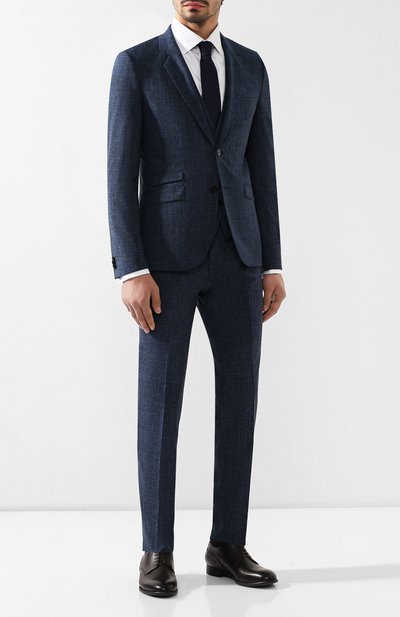 Костюм-тройка из смеси шерсти и хлопка HUGO, арт. 50405408, фото 1