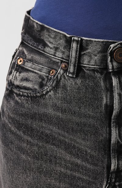 Джинсовая юбка MOUSSY черного цвета по цене 14050 руб., арт. 025CSC11-2410, фото 5 Джинсовая юбка MOUSSY, арт. 025CSC11-2410, фото 5