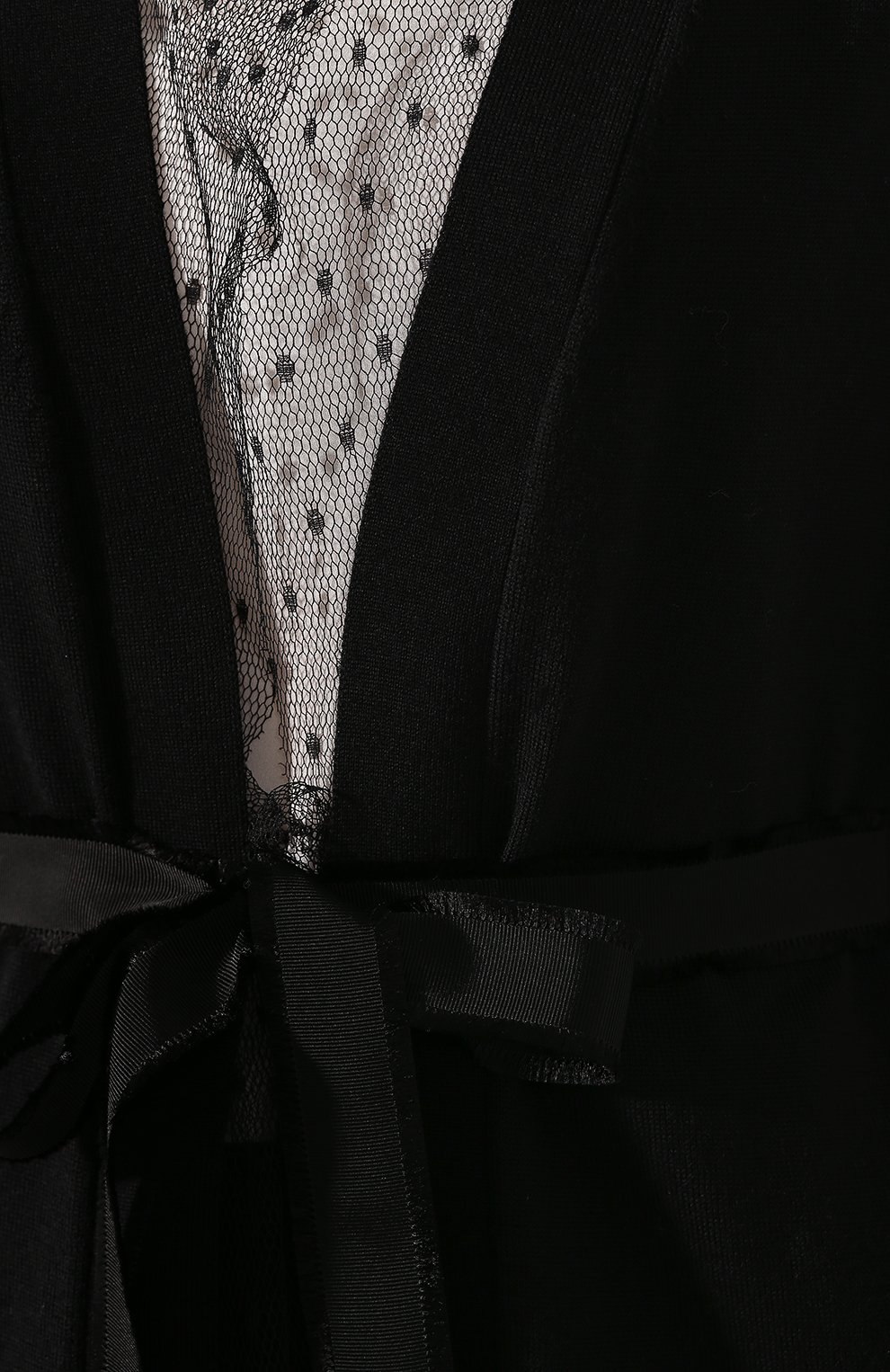 Шерстяной кардиган REDVALENTINO черного цвета по цене 37500 руб., арт. TR3KAA53/4VM, фото 5 Шерстяной кардиган REDVALENTINO, арт. TR3KAA53/4VM, фото 5