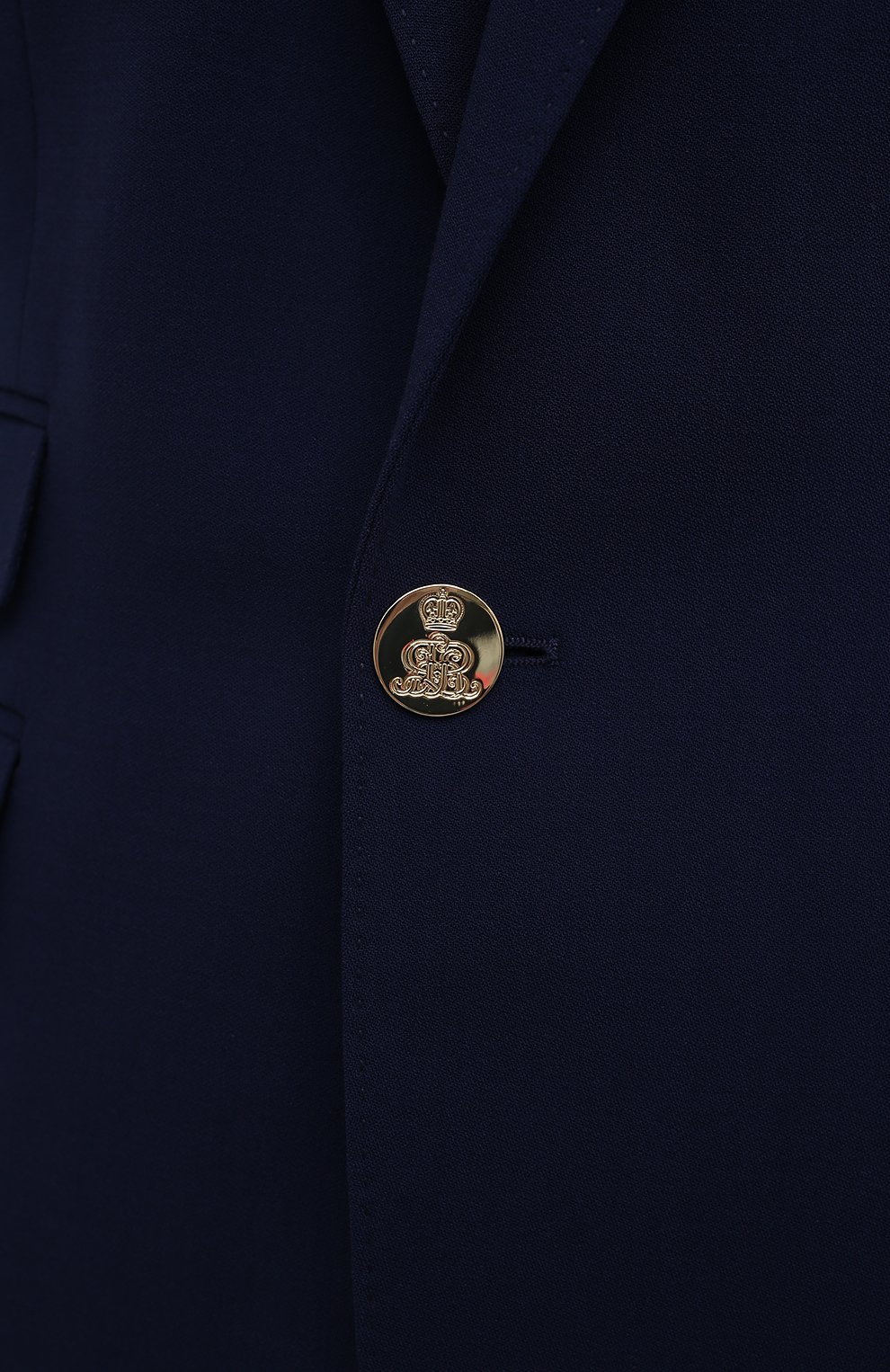 Шерстяной жакет RALPH LAUREN синего цвета по цене 171000 руб., арт. 290625536, фото 5 Шерстяной жакет RALPH LAUREN, арт. 290625536, фото 5