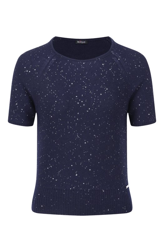 Кашемировый пуловер Kiton D6175621093 Синий D6175621093