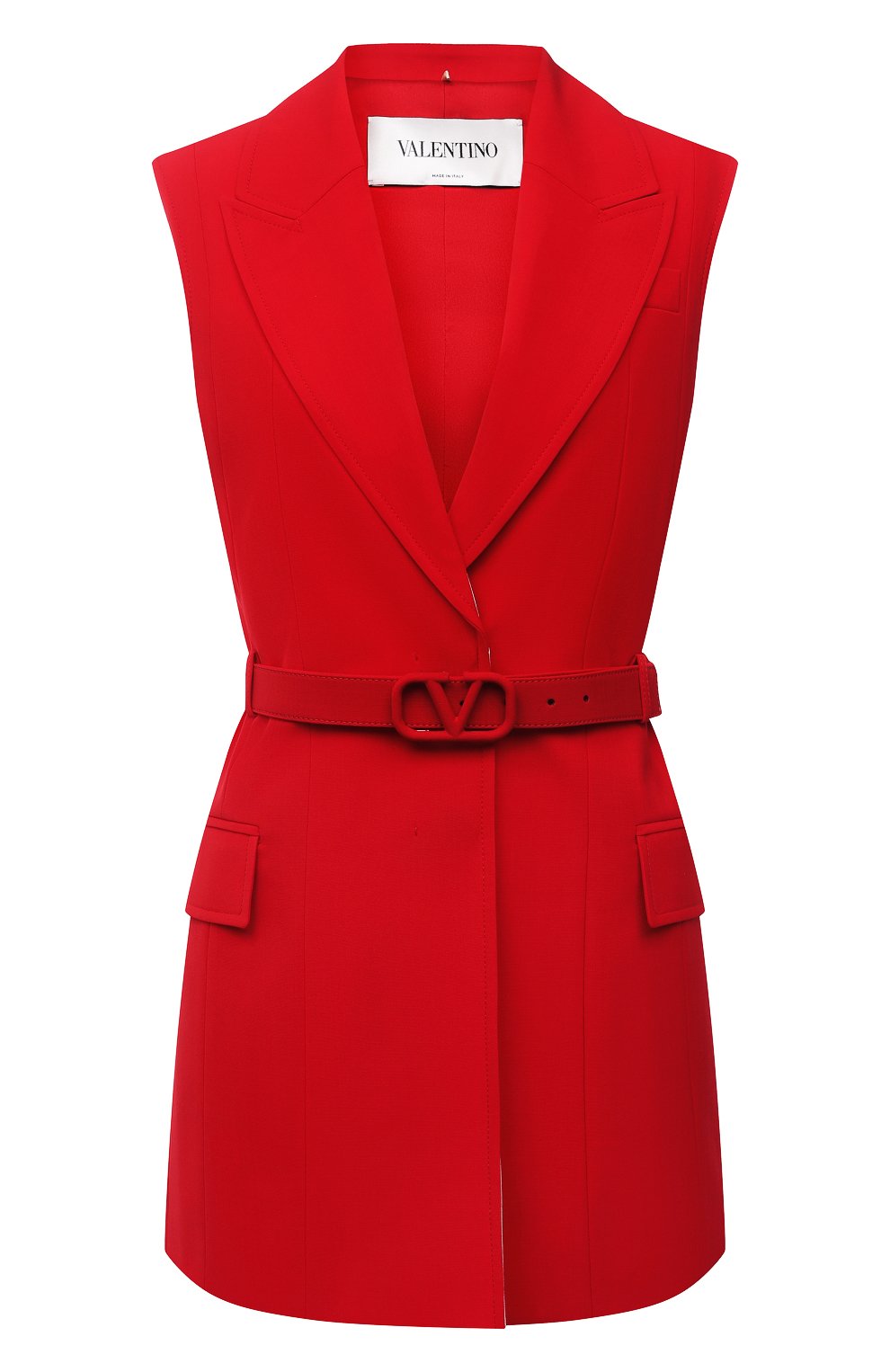 Жилет VALENTINO красного цвета по цене 246000 руб., арт. WB3CF0A06DP, фото 1 Жилет VALENTINO, арт. WB3CF0A06DP, фото 1