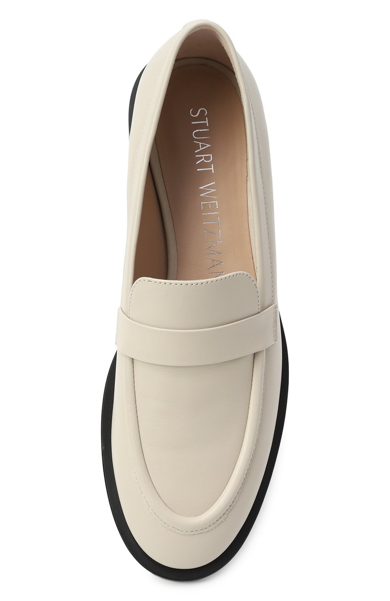 Кожаные лоферы palmer sleek STUART WEITZMAN, арт. S5987, фото 4
