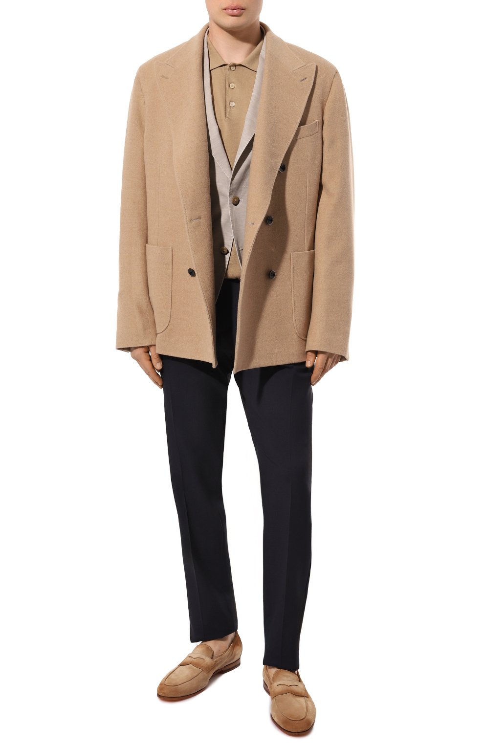 Пиджак из хлопка и льна L.B.M. 1911 светло-бежевого цвета по цене 81800 руб., арт. 2837/45313, фото 2 Пиджак из хлопка и льна L.B.M. 1911, арт. 2837/45313, фото 2