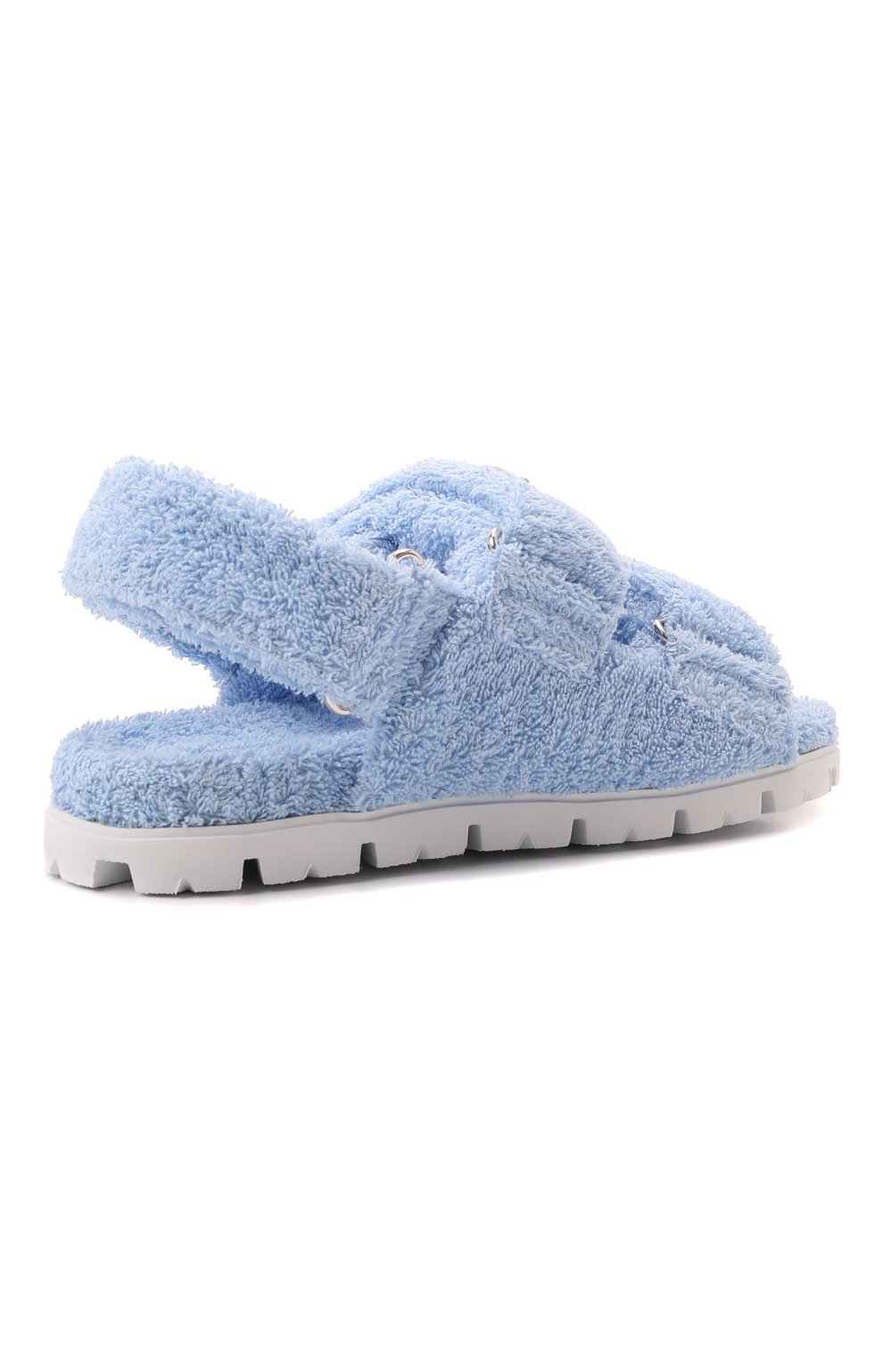 Текстильные сандалии PRADA, арт. 1X737M-H39-F0076-D020, фото 3