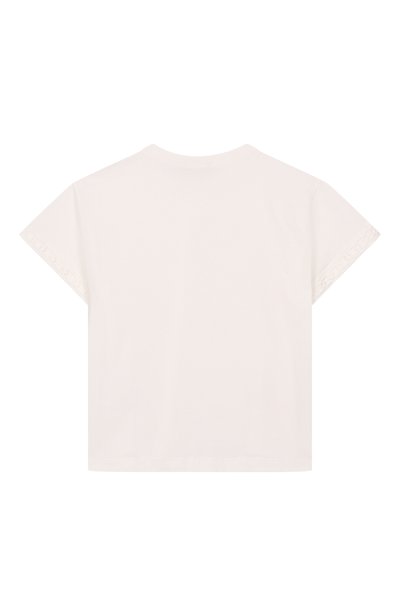 Хлопковая футболка ELIE SAAB KIDS, арт. EFTS027/TS0059_001, фото 2
