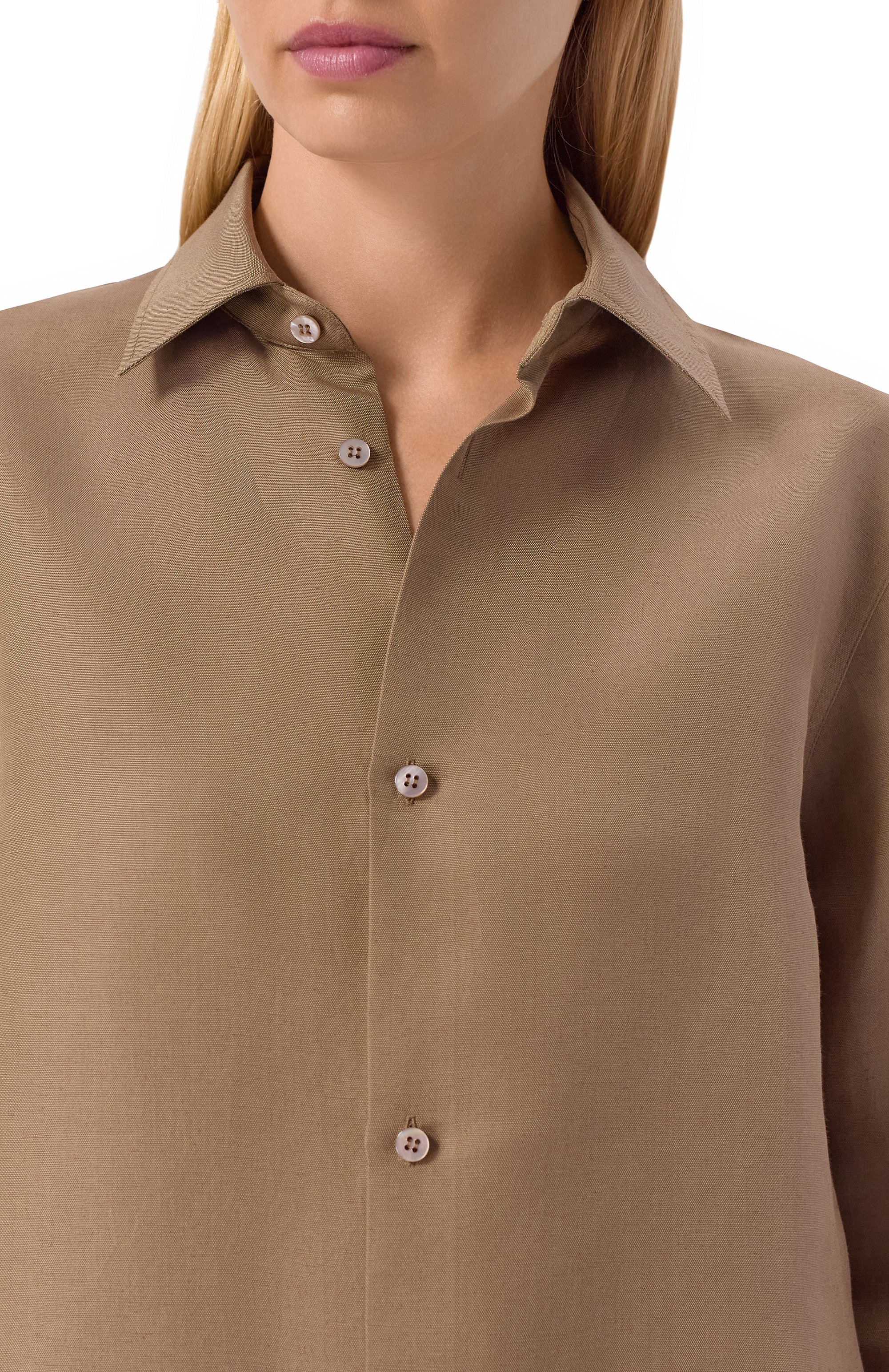 Рубашка изо льна и шелка MVST, арт. M26.2PW.B013/F123 LIN0 SETA, фото 5