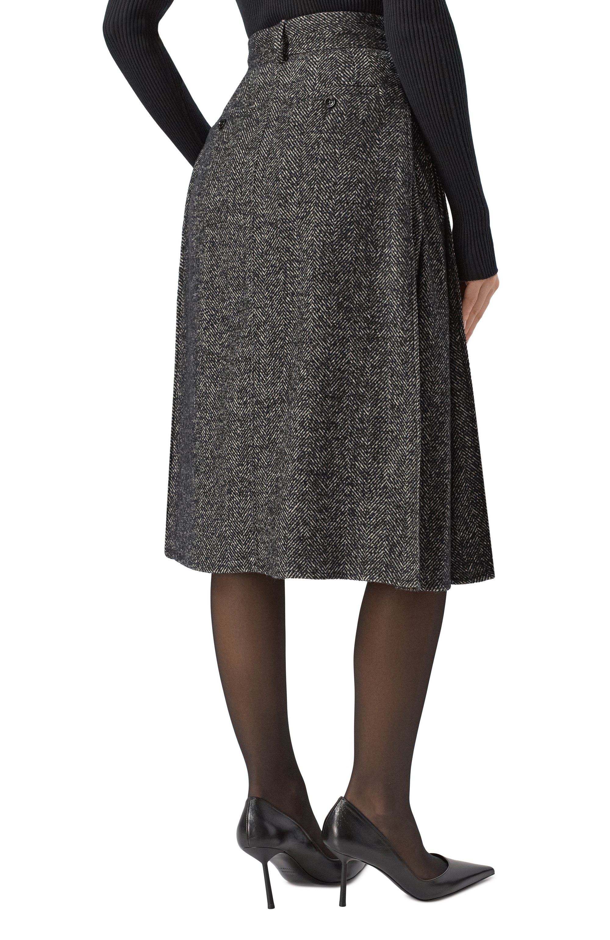 Шерстяная юбка DOLCE & GABBANA, арт. F4C6DT/FCBAJ, фото 4