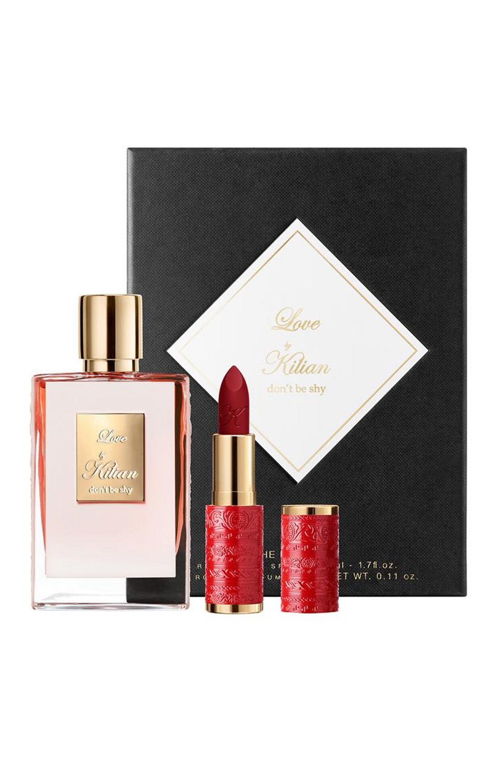 Парфюмерный набор: аромат love, don't be shy & помада le rouge parfum, intoxicating rouge (50ml) KILIAN PARIS цвета по цене 31200 руб., арт. 3700550231585, фото 1 Парфюмерный набор: аромат love, don't be shy & помада le rouge parfum, intoxicating rouge (50ml) KILIAN PARIS, арт. 3700550231585, фото 1