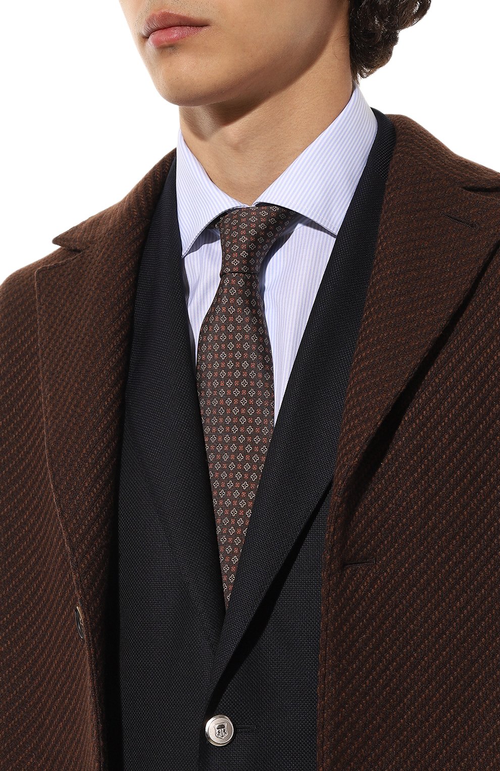 Шелковый галстук CORNELIANI, арт. 92U390-3820310, фото 2