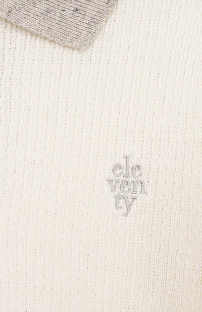 Поло изо льна и хлопка ELEVENTY, арт. EY9P01/Z3182, фото 3