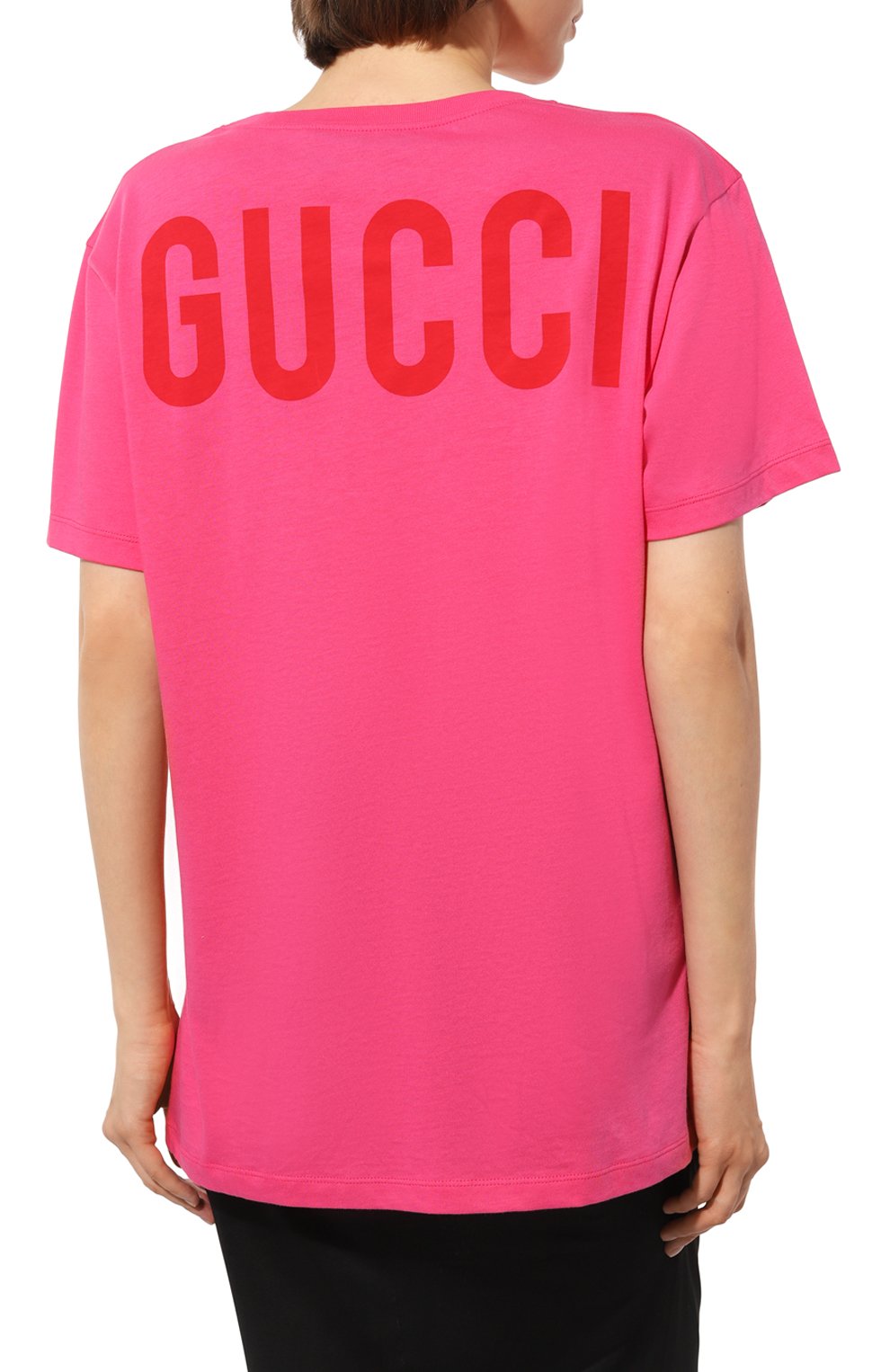 Хлопковая футболка GUCCI, арт. 492347 XJBU0, фото 4