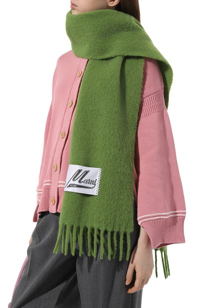 Шерстяной шарф MARNI, арт. SCMC0059Y0/UTW918, фото 2