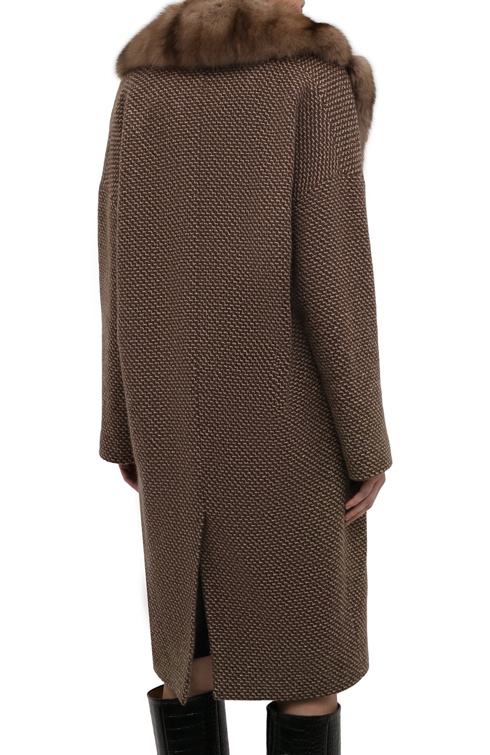 Кашемировое пальто KITON, арт. D50633K0581A, фото 4