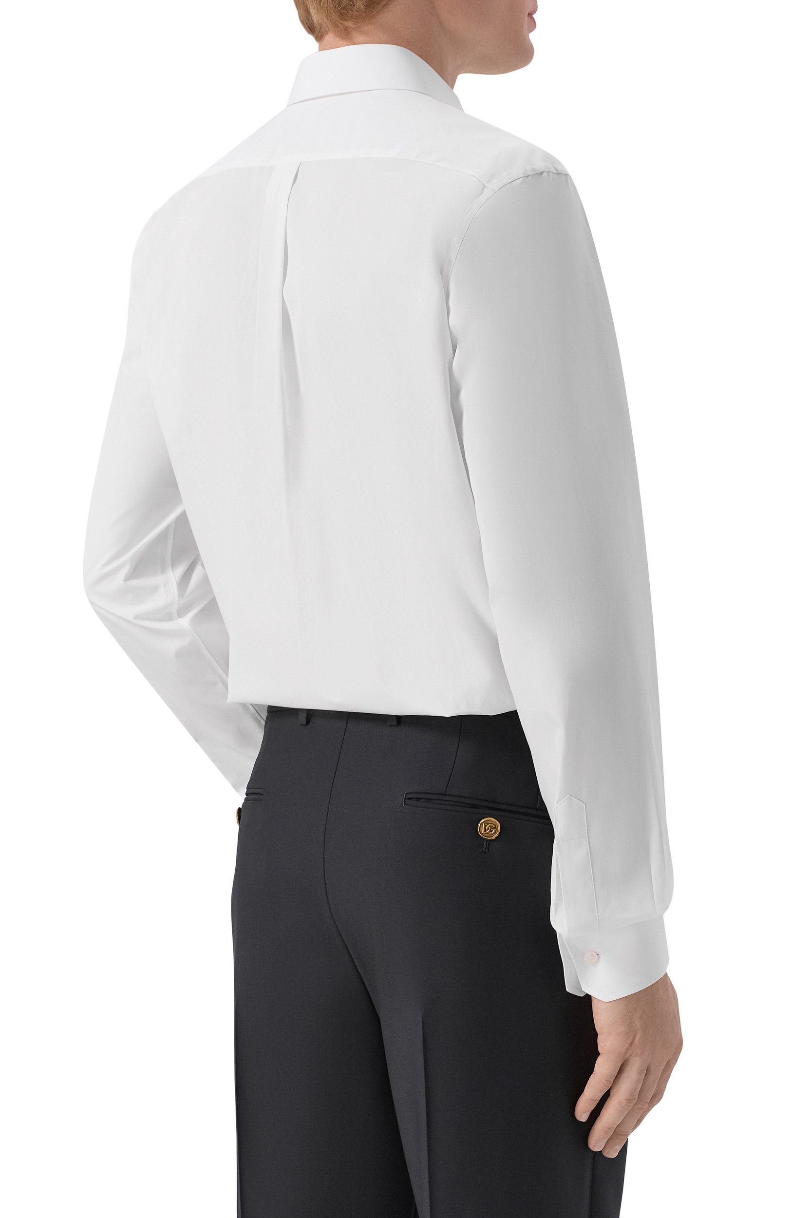 Хлопковая сорочка DOLCE & GABBANA, арт. G5ML1Z/FU5T9, фото 4