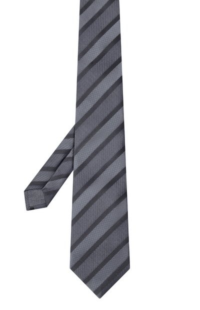 Шелковый галстук BRUNELLO CUCINELLI, арт. MR8460018P, фото 3