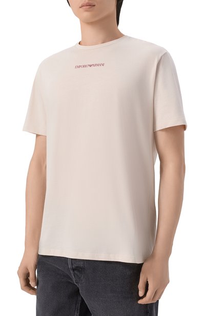 Хлопковая футболка EMPORIO ARMANI, арт. EM000574/AF20435, фото 3