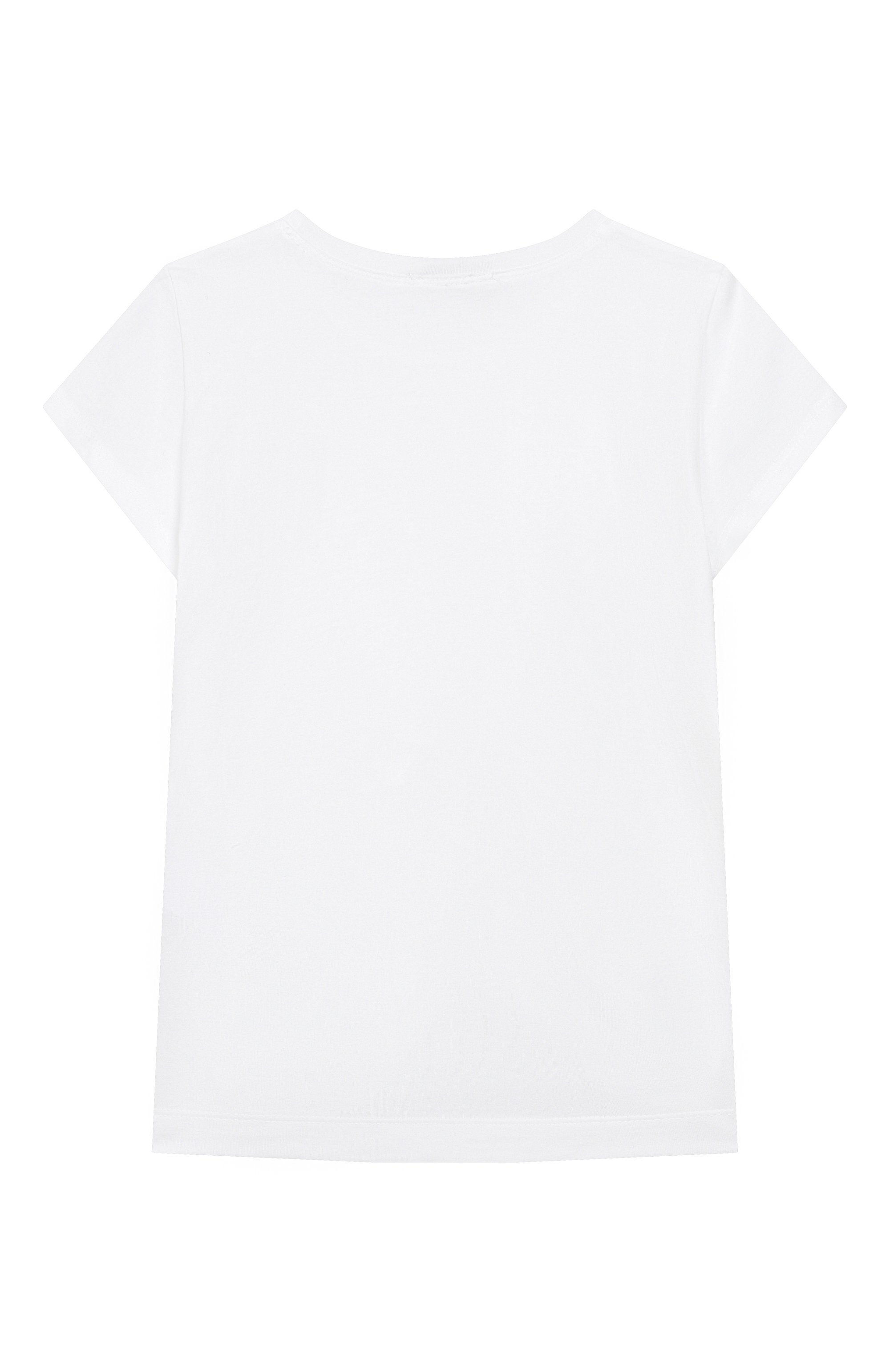 Хлопковая футболка MONNALISA, арт. 11E611, фото 2