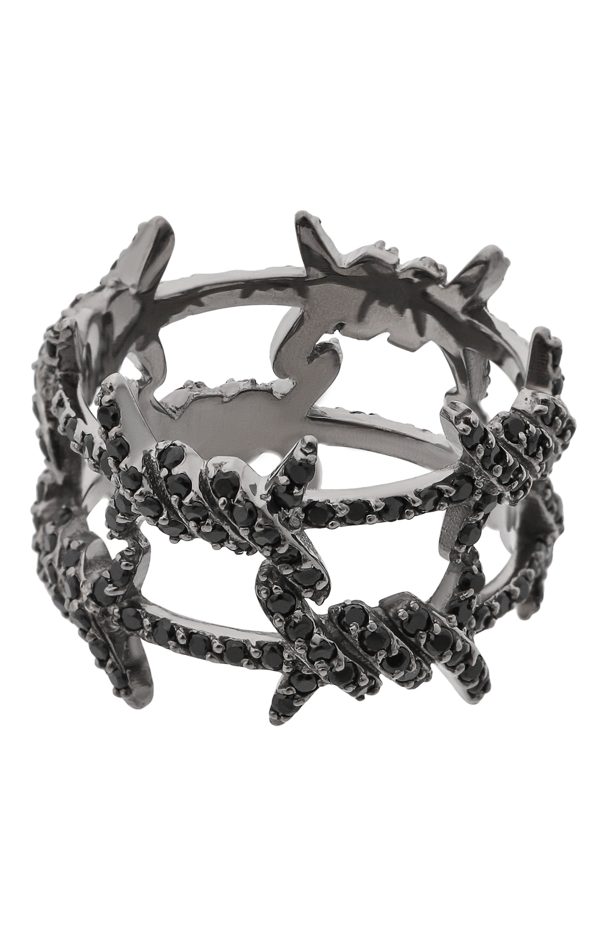 Кольцо CAVIAR JEWELLERY черного цвета по цене 23700 руб., арт. TL004, фото 3 Кольцо CAVIAR JEWELLERY, арт. TL004, фото 3