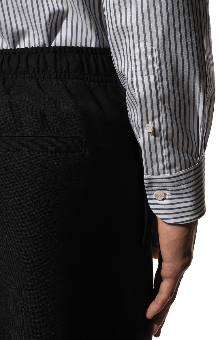 Сорочка из хлопка и льна BRIONI, арт. RCB80M/P104U, фото 6