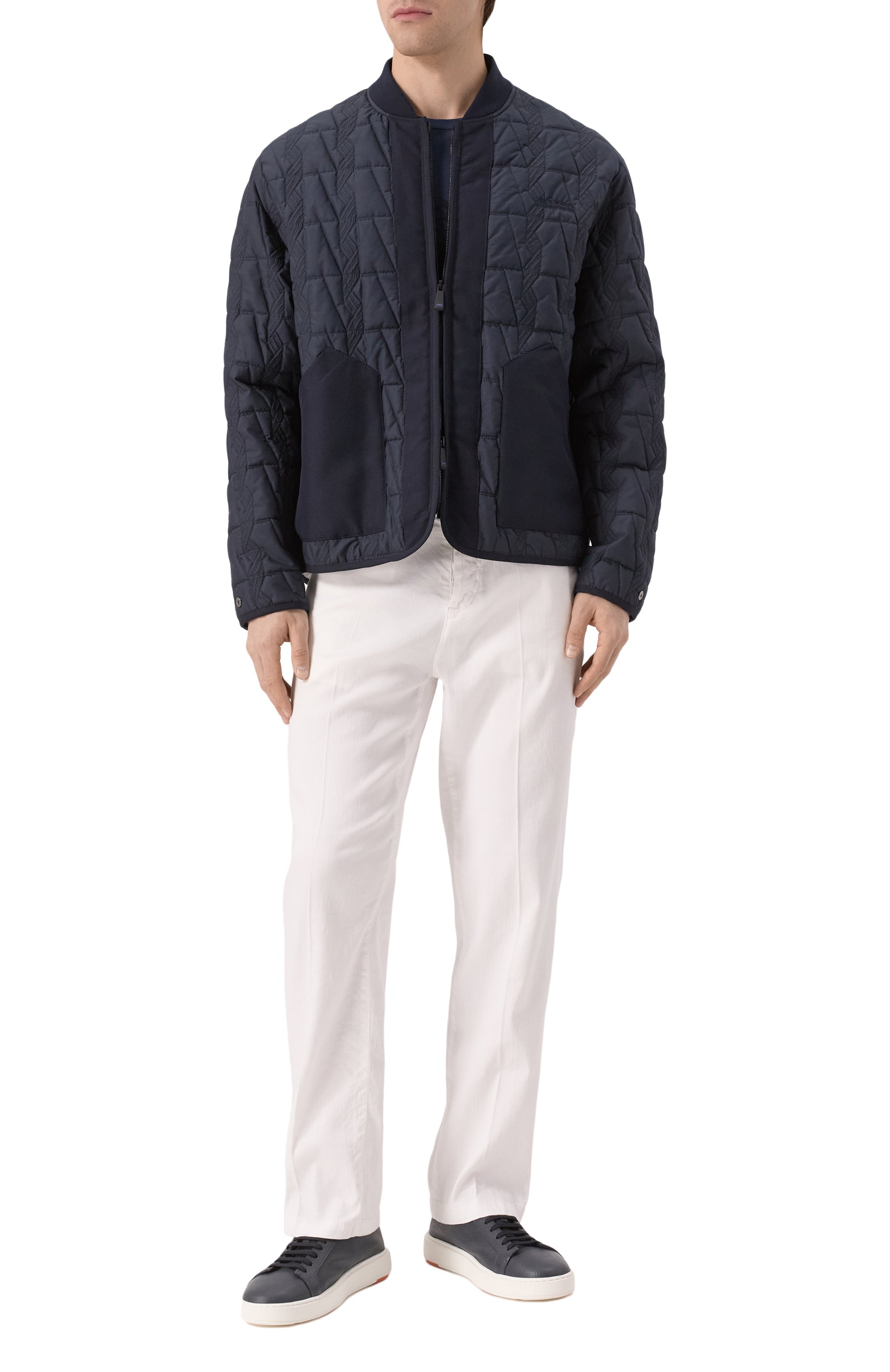 Брюки изо льна и хлопка KITON, арт. UPR005LK0603F14, фото 2