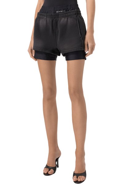 Хлопковые шорты ALEXANDERWANG.T, арт. 4CC1254407, фото 3