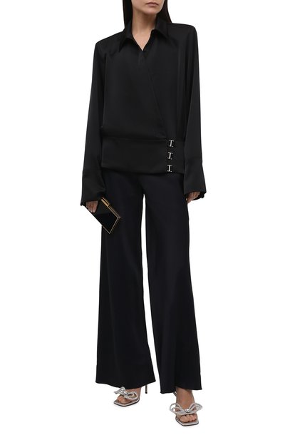 Атласная блузка THE ATTICO, арт. 221WCT97/E020, фото 2