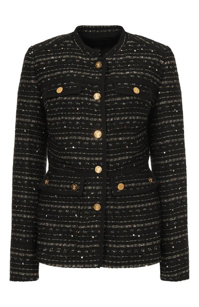 Женский твидовый жакет GIAMBATTISTA VALLI, арт. 25FWPVCA6034/03LIN