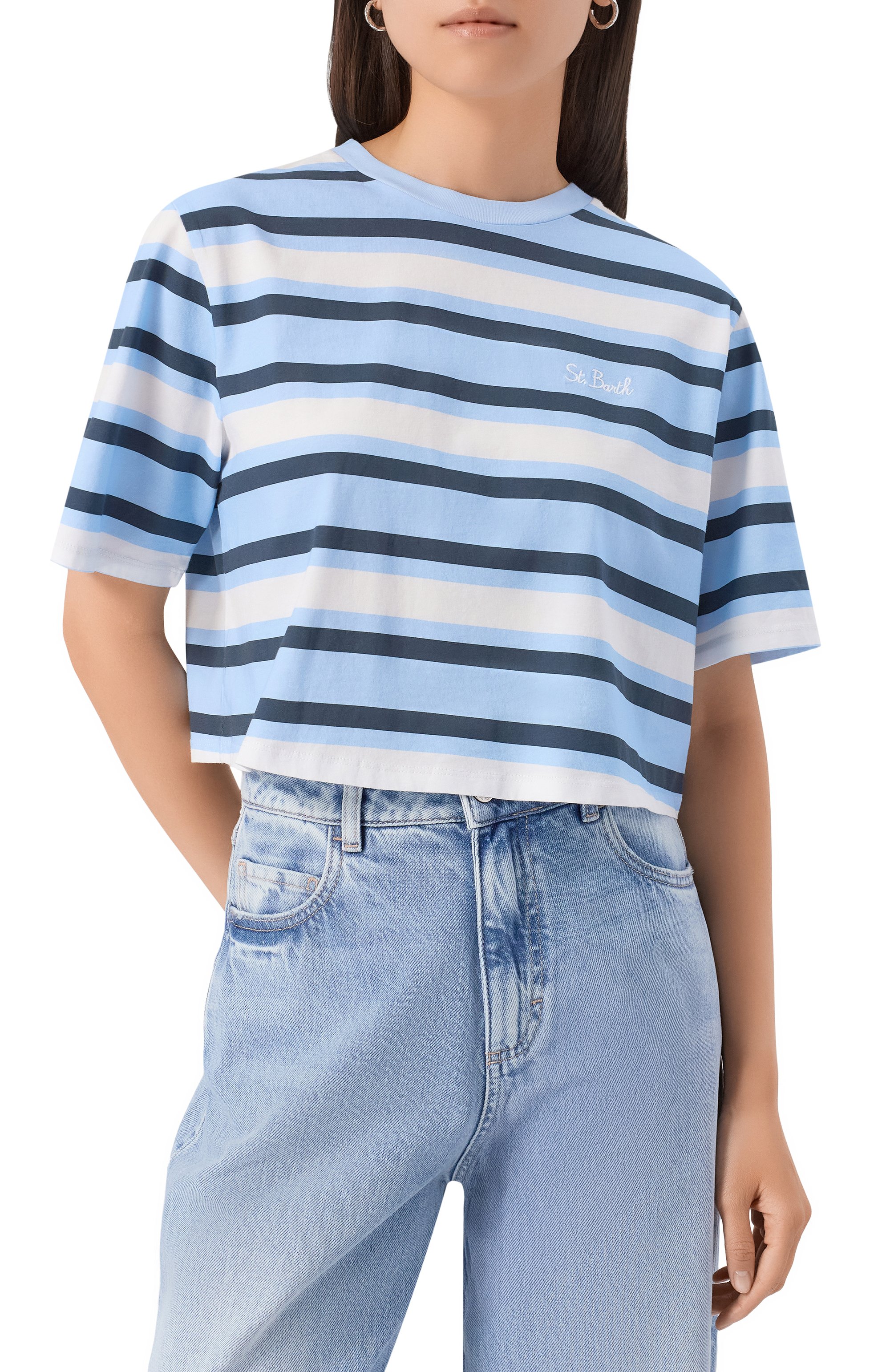 Хлопковая футболка MC2 SAINT BARTH, арт. STBW MALIA/06779H, фото 3