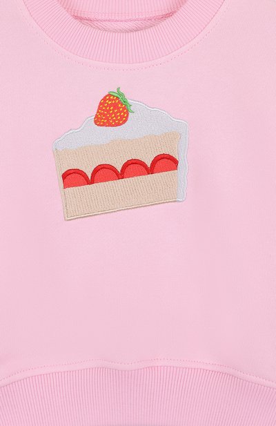 Хлопковый свитшот с аппликацией CANDYSHOP RUSSIA, арт. T0064K, фото 3