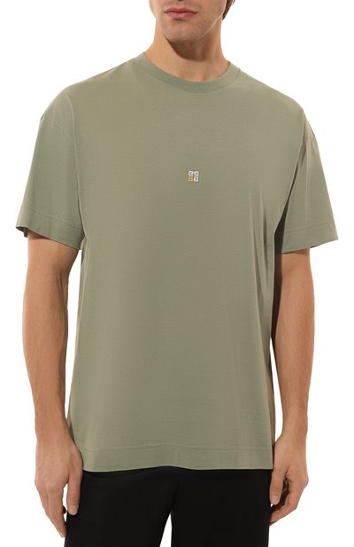 Хлопковая футболка GIVENCHY, арт. BM71JA3YMX, фото 3