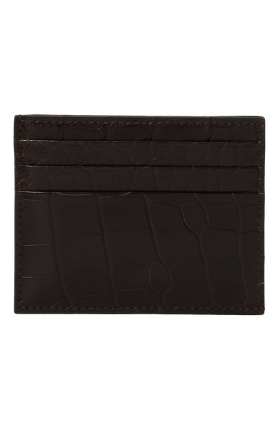 Мужской футляр для кредитных карт из кожи аллигатора PRADA, арт. 2MC223-ULC-F0038
