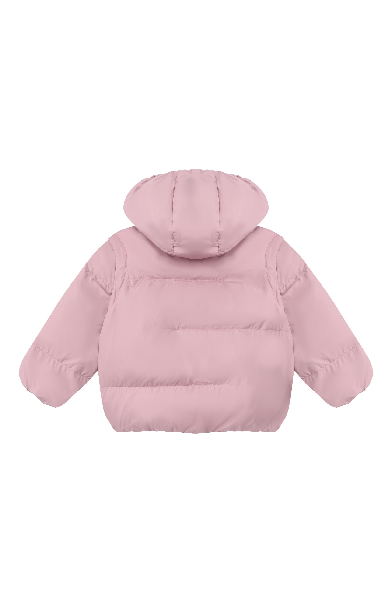 Пуховик EMPORIO ARMANI розового цвета по цене 35400 руб., арт. EB001513/AF26005, фото 2 Пуховик EMPORIO ARMANI, арт. EB001513/AF26005, фото 2
