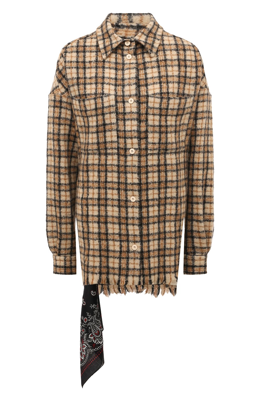 Рубашка из шерсти и кашемира DESTIN, арт. DDW3ANNAMENT, фото 1