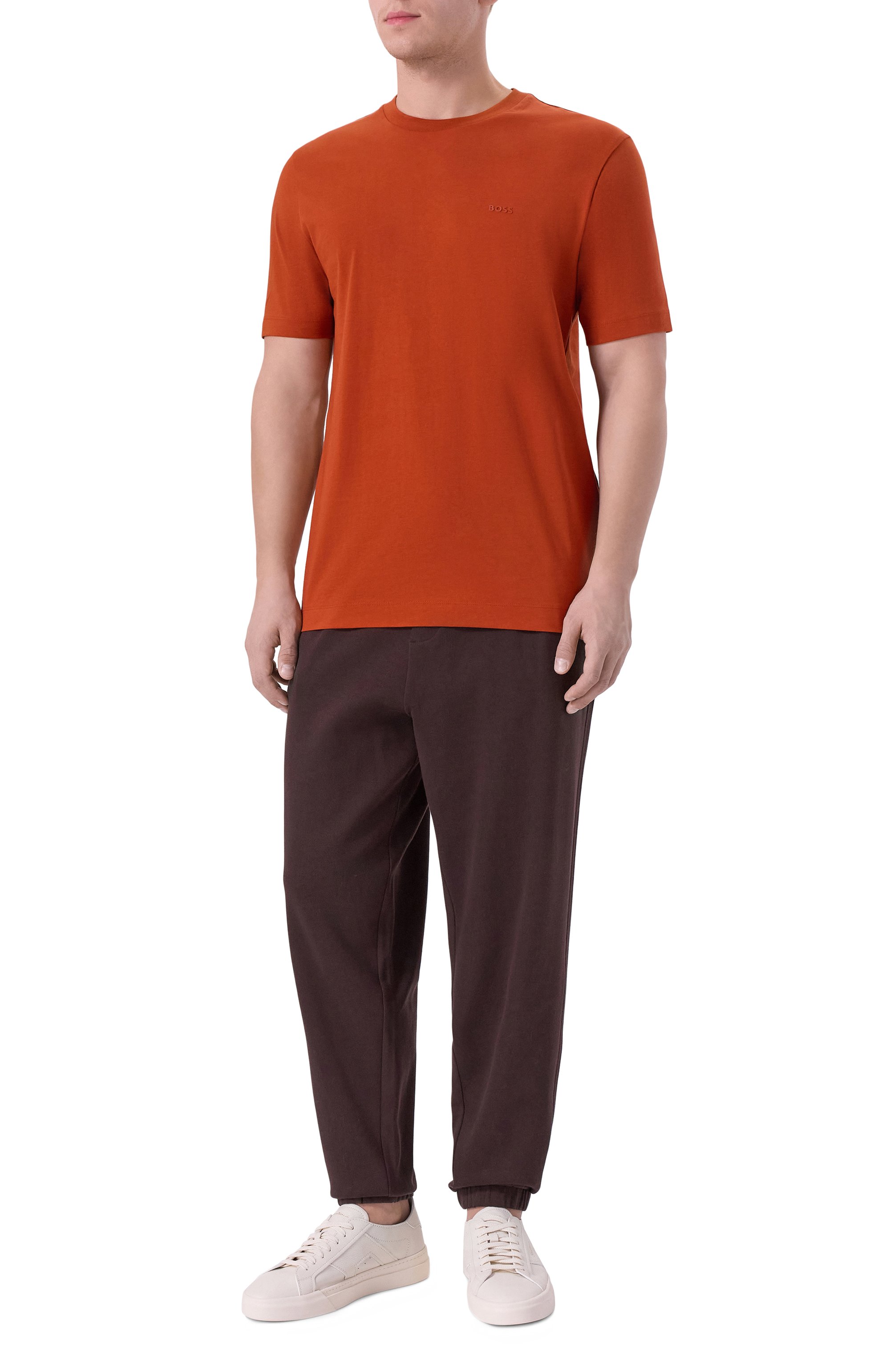 Хлопковая футболка BOSS, арт. 50468347, фото 2
