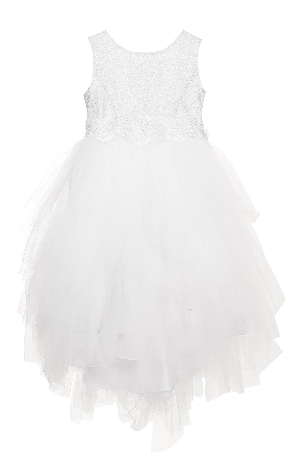 Платье с металлизированной отделкой и многослойной юбкой ALETTA, арт. AP88023-23CIN/4A-8A, фото 1