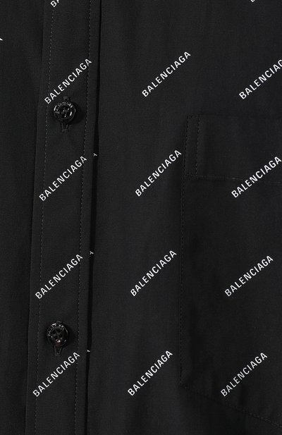 Хлопковая рубашка BALENCIAGA, арт. 534333/TBL96, фото 5